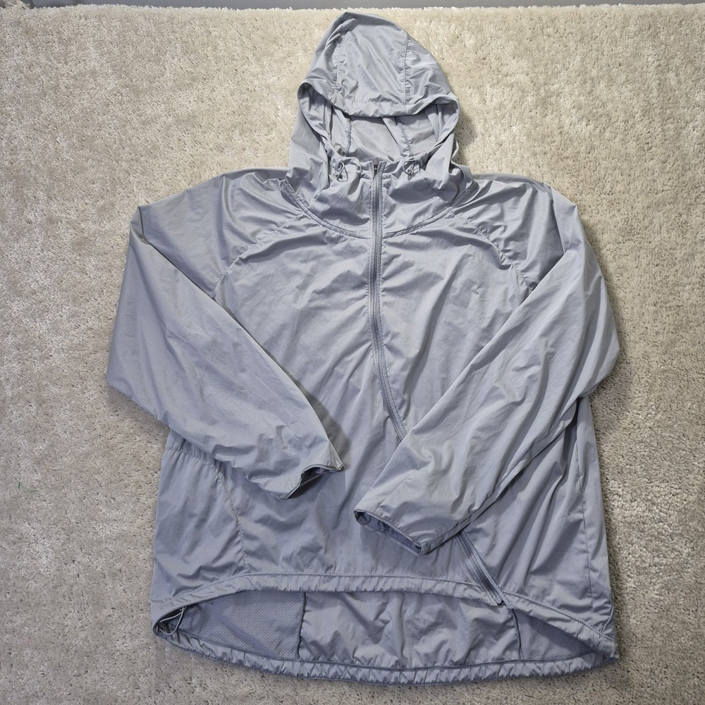 Nike Runway Shield Running Jacket Womens XL.Hooded Reflective Zip Outdoor Active